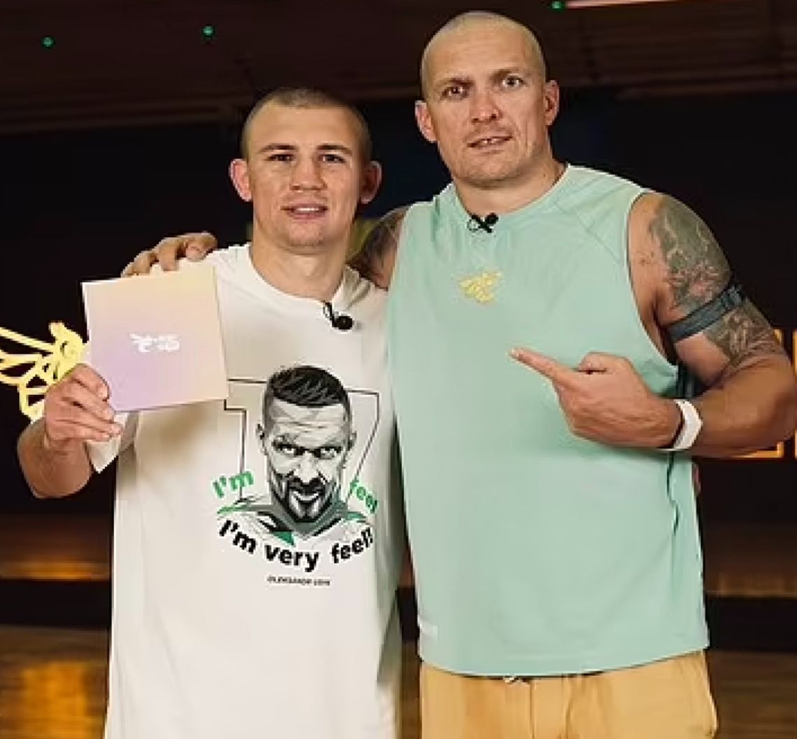 Usyk przekazał 100 tys. dolarów rodakowi, który zdobył złoto w Paryżu