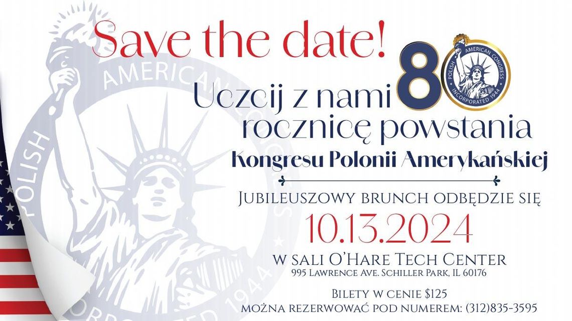 W niedzielę, 13 października Kongres Polonii Amerykańskiej świętuje 80. rocznicę swojego powstania i działalności. W przeddzień uroczystości obrady KPA