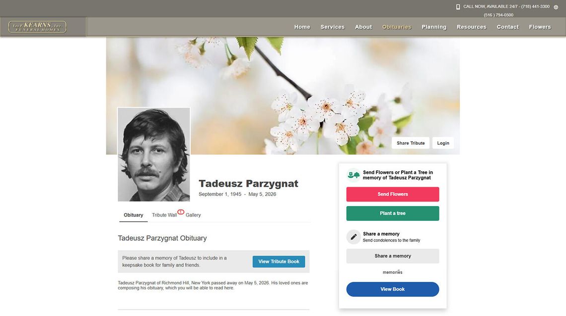 W Nowym Jorku zmarł polski rzeźbiarz Tadeusz Parzygnat