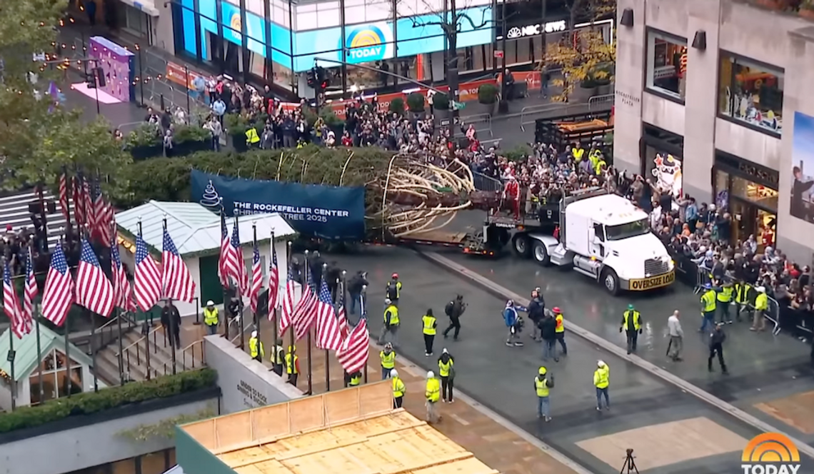 W Rockefeller Center stanęła choinka zwiastująca świąteczny sezon w Nowym Jorku (WIDEO) W Rockefeller Center stanęła choinka zwiastująca świąteczny sezon w Nowym Jorku (WIDEO)