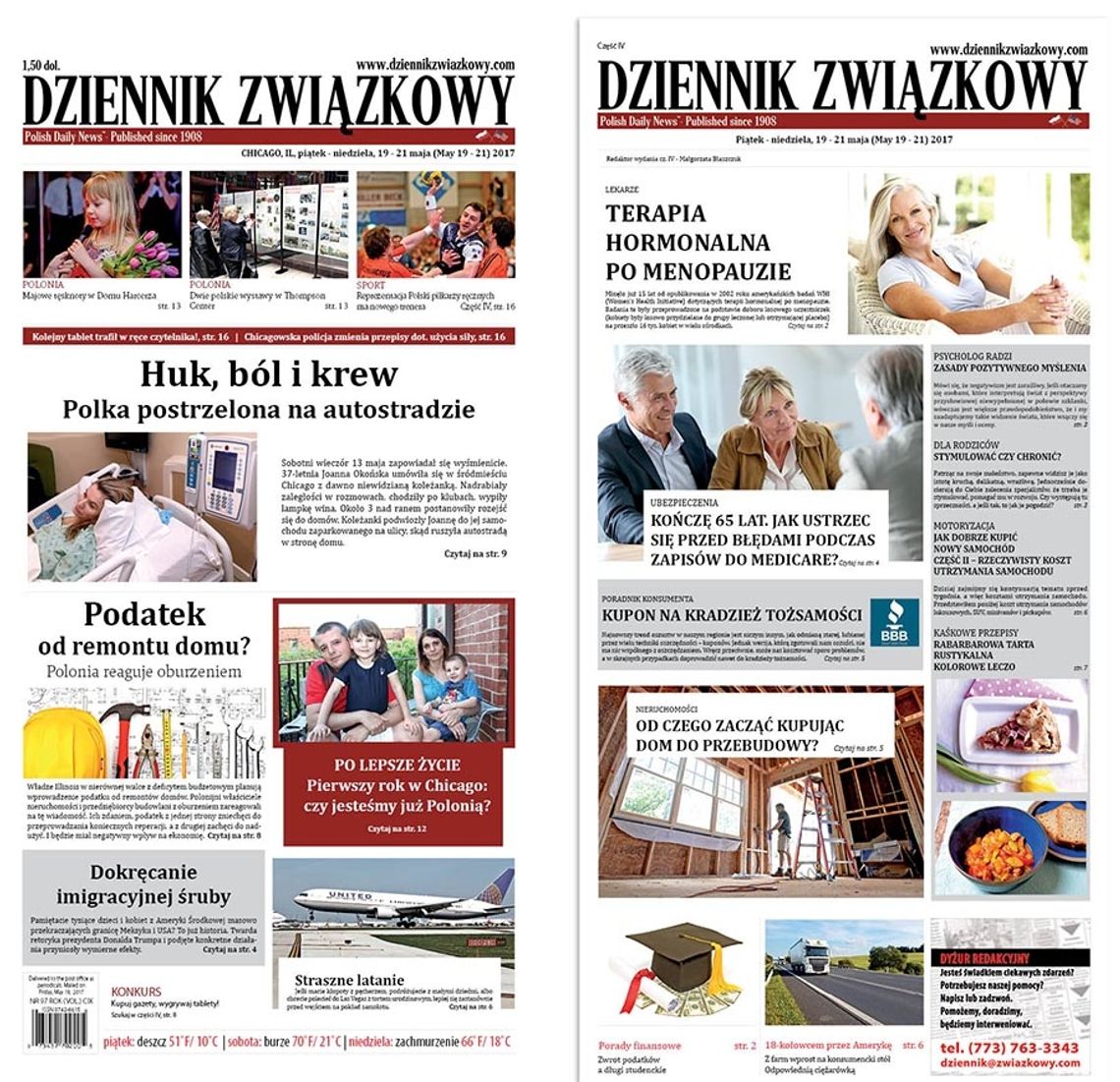 Weekendowy „Dziennik Związkowy” już w polonijnych sklepach!