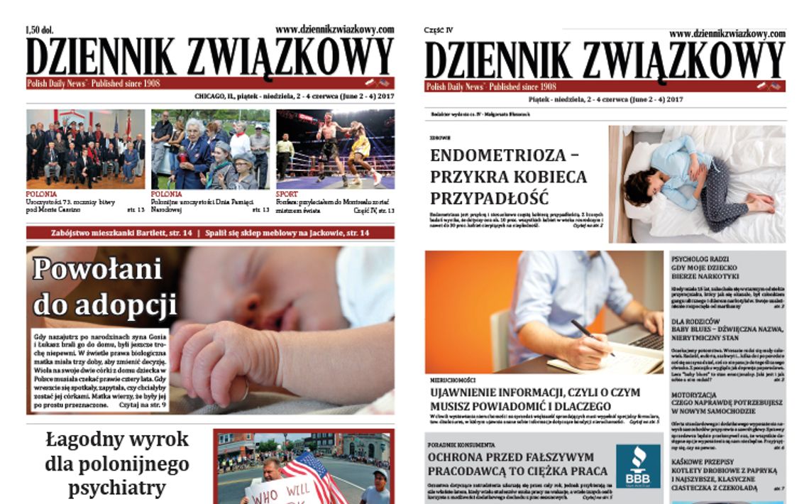 Weekendowy „Dziennik Związkowy” już w polonijnych sklepach!