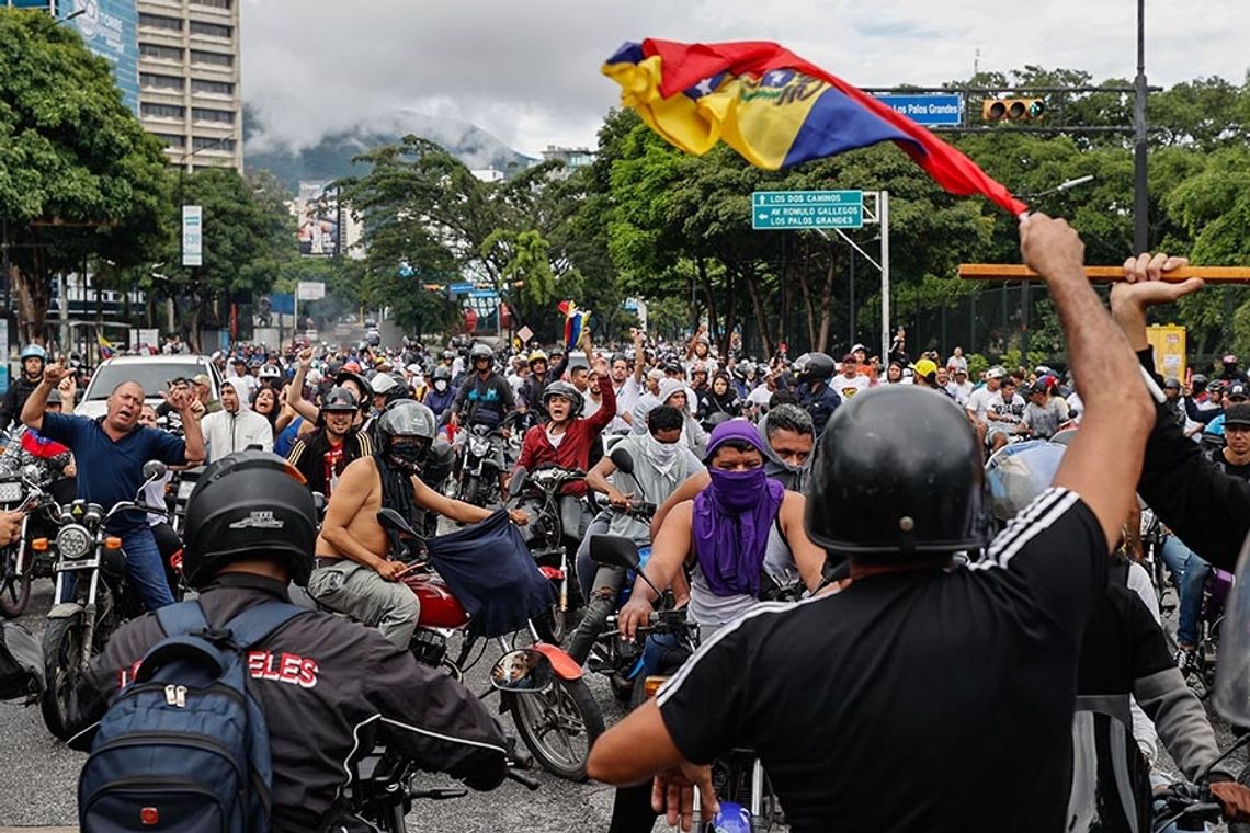 Wenezuela. Wielotysięczne protesty przeciwko ogłoszeniu Maduro zwycięzcą wyborów prezydenckich (WIDEO)