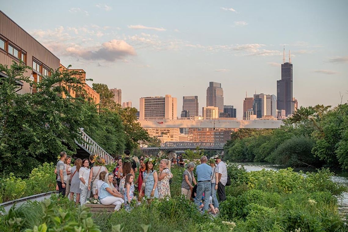 Wianki popłynęły po rzece Chicago