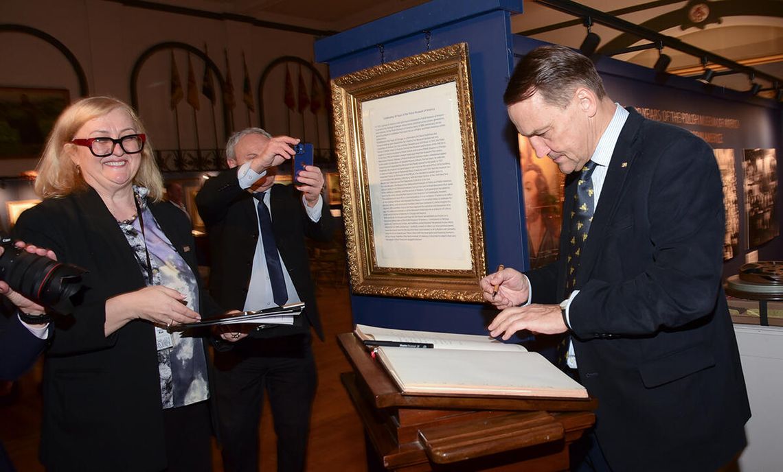 Wicepremier RP Radosław Sikorski spotkał się z Polonią w Chicago