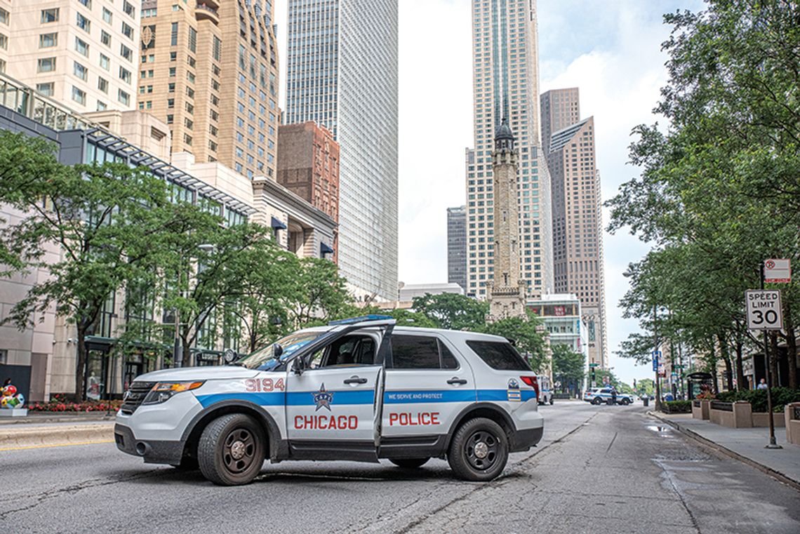 Więcej policji w centrum Chicago