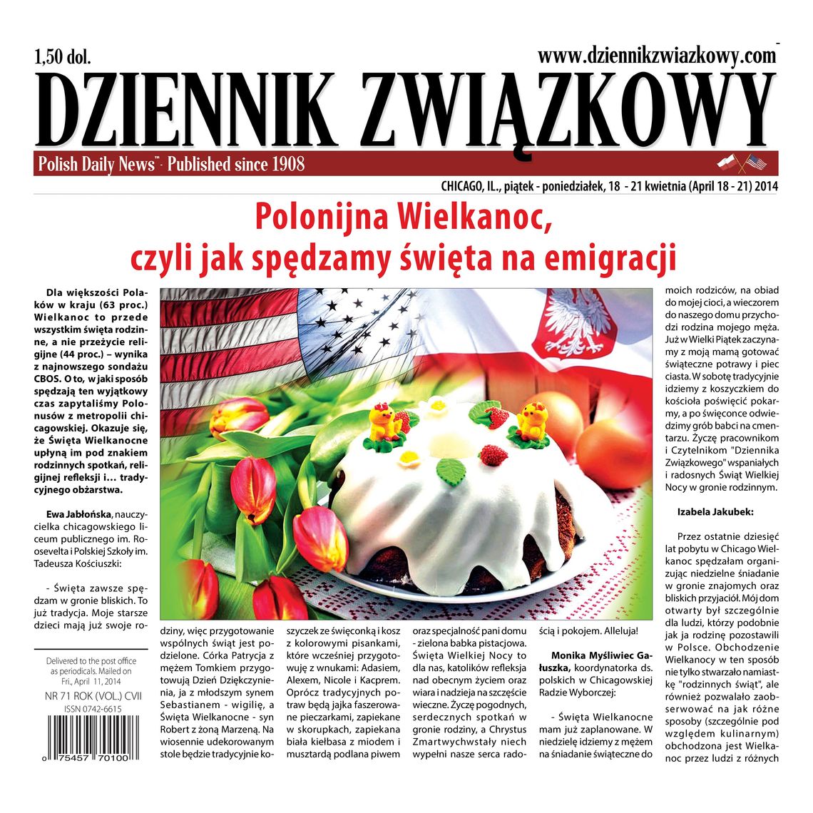 Wielkanocne wydanie "Dziennika Związkowego" już w sklepach!