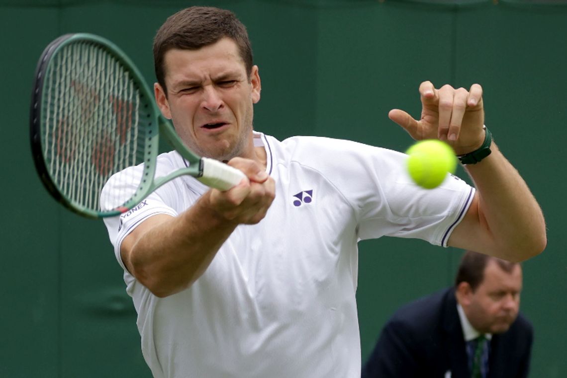 Wimbledon - Hurkacz awansował do drugiej rundy