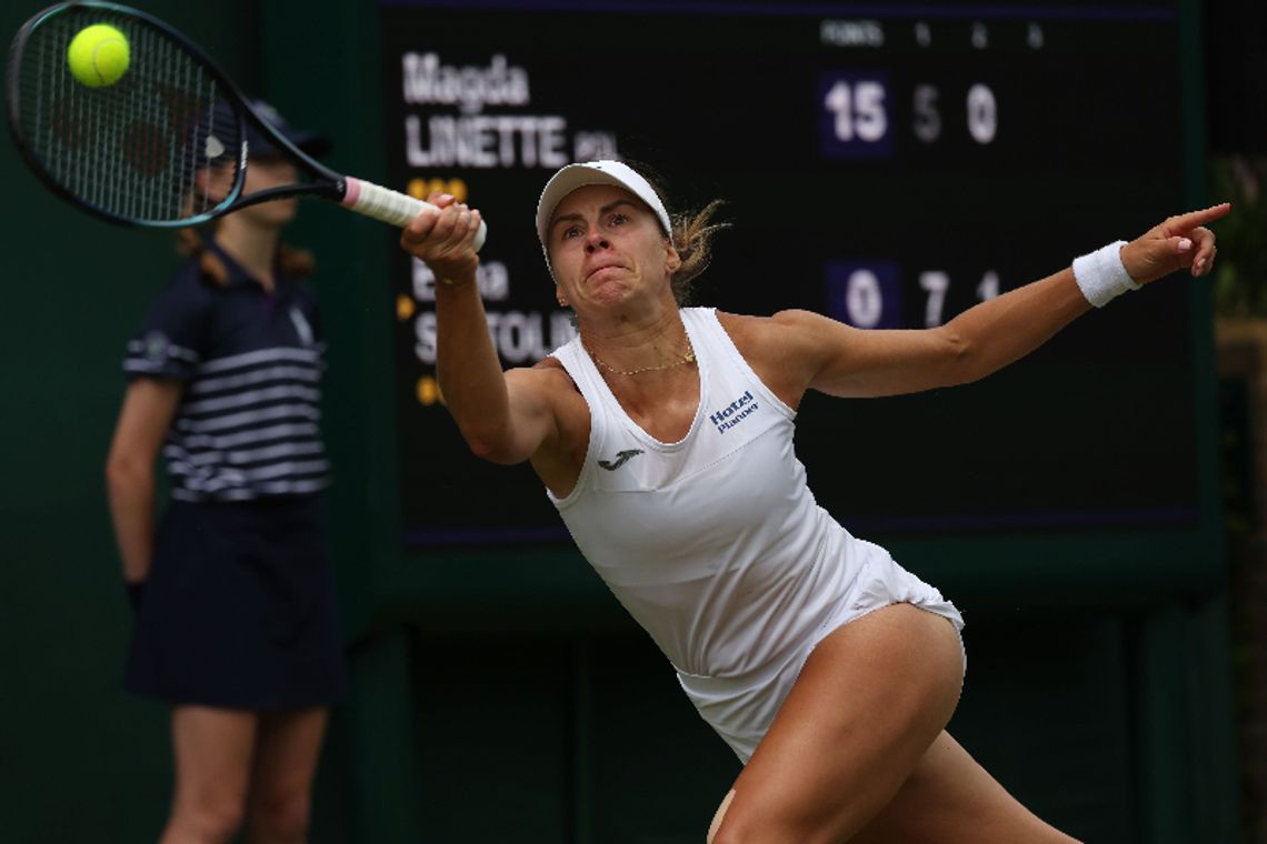 Wimbledon - Linette i Fręch odpadły w pierwszej rundzie