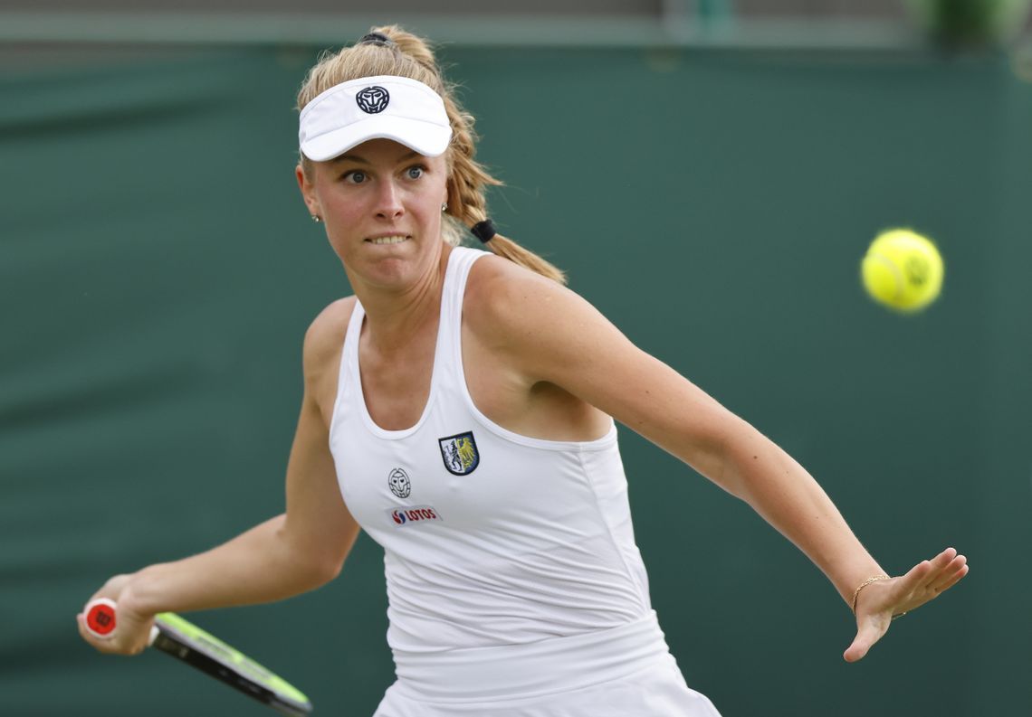 Wimbledon - Magdalena Fręch odpadła w pierwszej rundzie