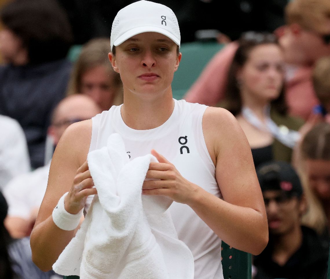 Wimbledon - Świątek odpadła w trzeciej rundzie. 38 niewymuszonych błędów