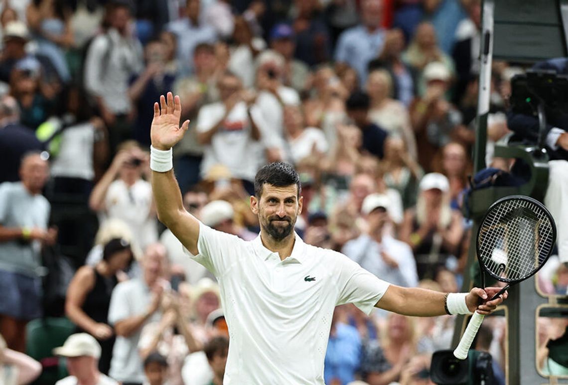 Wimbledon - szybki awans Djokovicia do trzeciej rundy