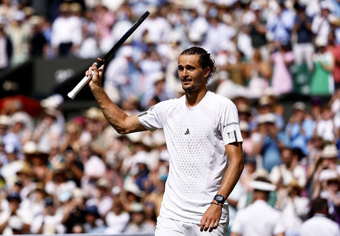 Wimbledon - Zverev pierwszym finalistą