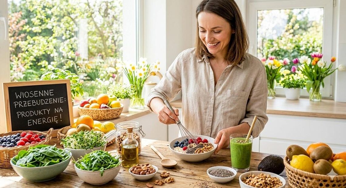 Wiosenne przebudzenie organizmu: jakie produkty pomagają odzyskać energię po zimie