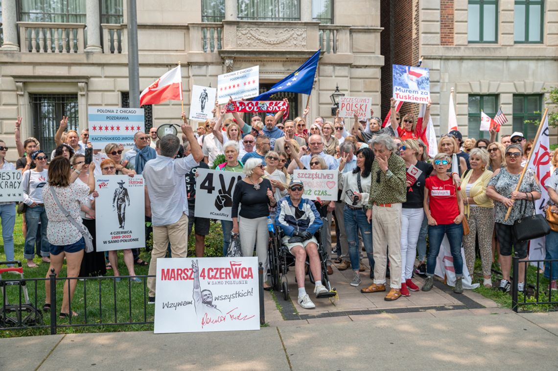 „Wolność! Miłość! Solidarność!” w Chicago czyli symboliczny Marsz 4 Czerwca 