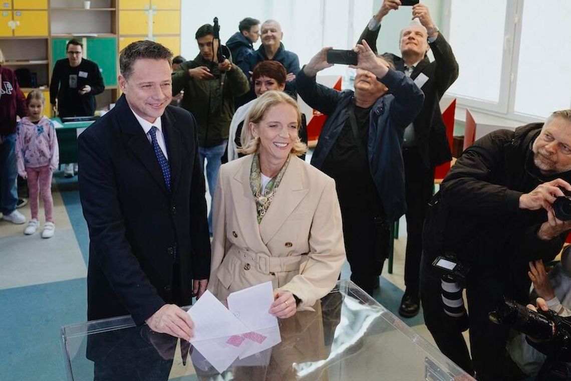 Wybory prezydenckie. Rafał Trzaskowski zagłosował w Warszawie