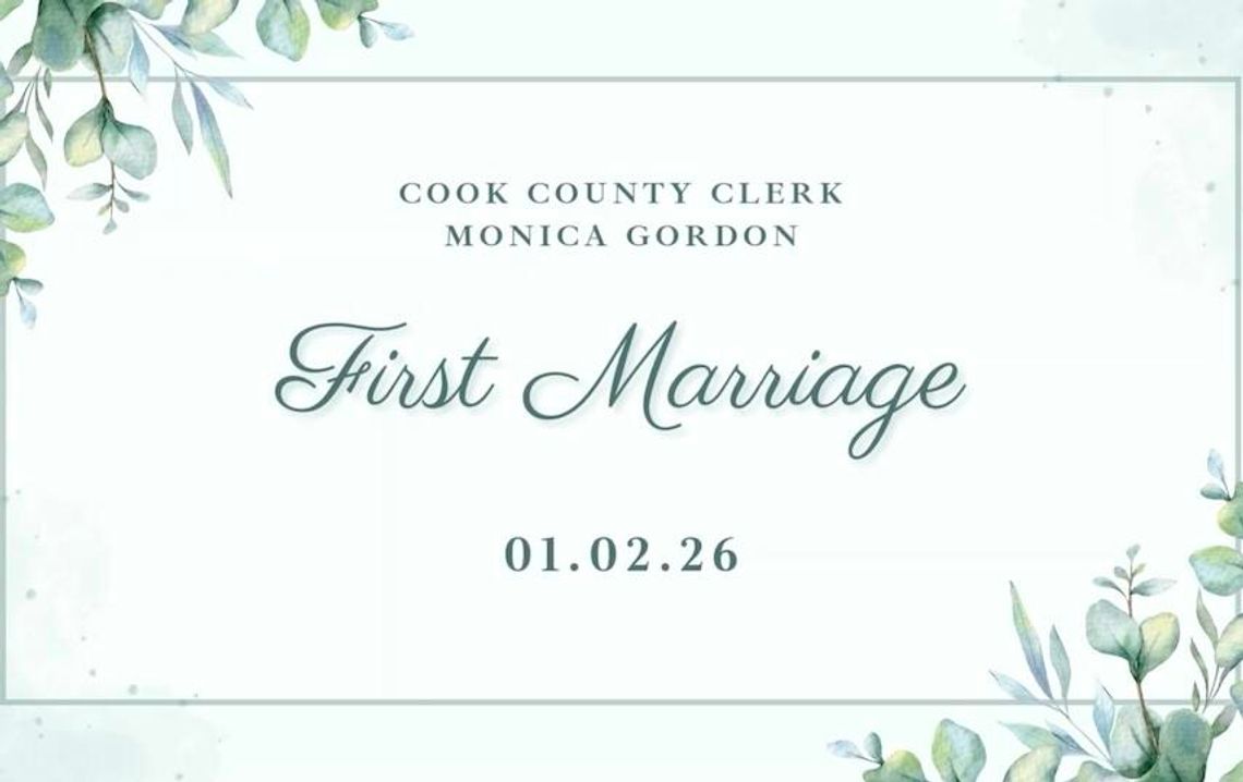Wygraj pierwszy ślub w powiecie Cook w 2026 r. i cenne upominki Wygraj pierwszy ślub w powiecie Cook w 2026 r. i cenne upominki
