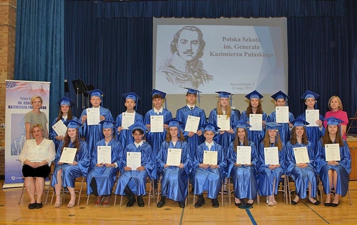 Wyjątkowe chwile – uroczystość graduacji w Polskiej Szkole im. Generała K. Pułaskiego w Harwood Heights