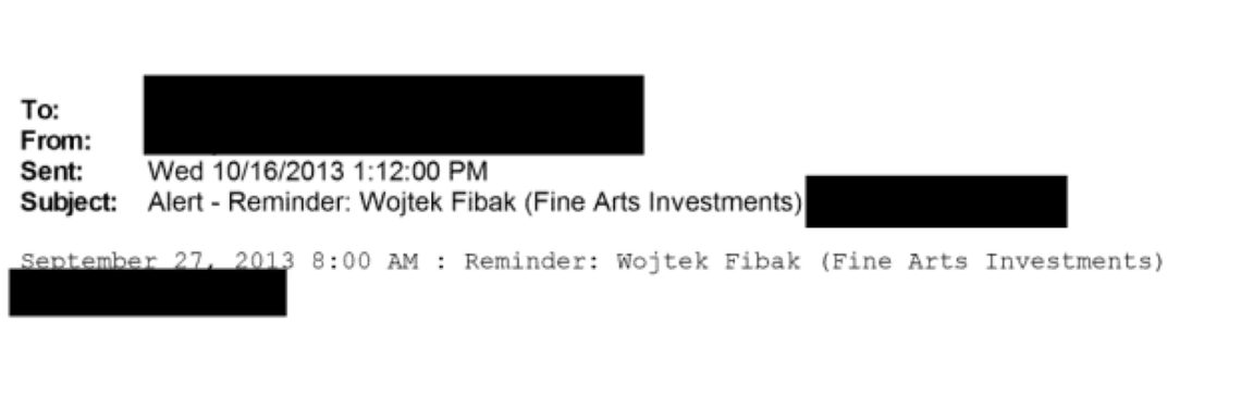 Wzmianka o spotkaniu z Wojciechem Fibakiem w dokumentach Epsteina