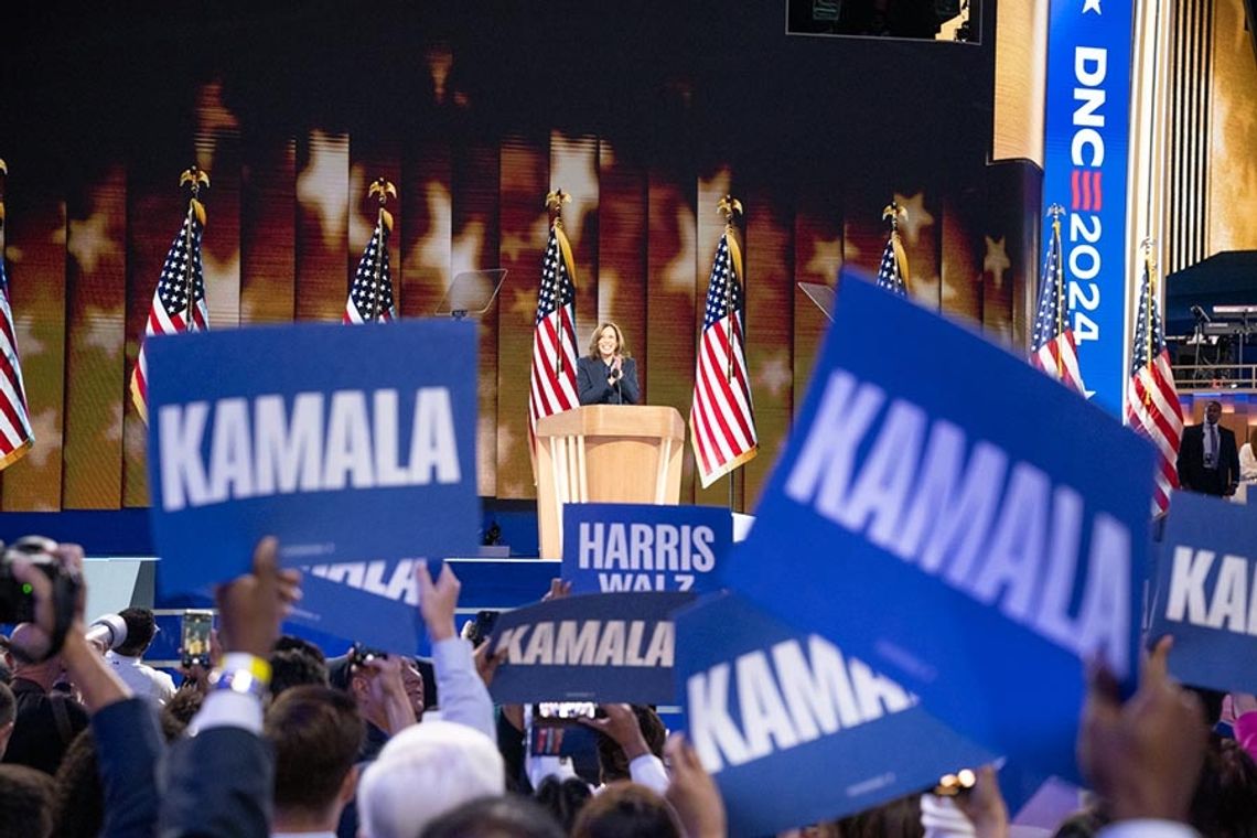 Zakończyła się historyczna konwencja Demokratów w Chicago z nominacją dla Kamali Harris na kandydatkę na prezydenta