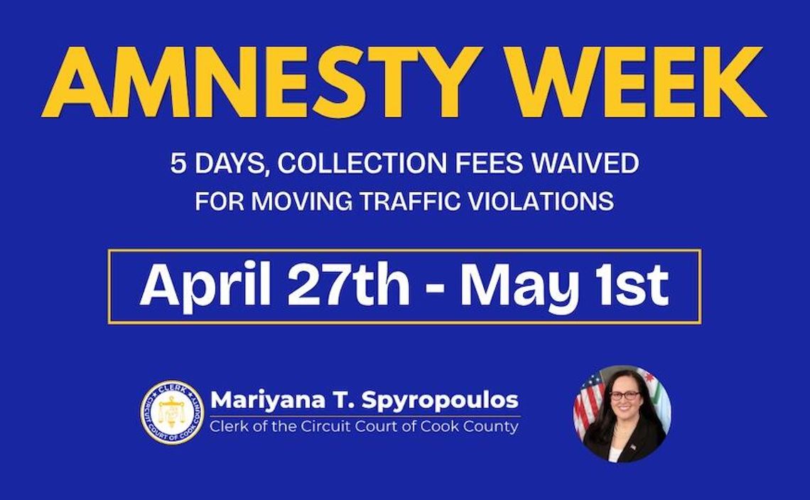 Zapłać mandaty za wykroczenia drogowe bez kar. Tydzień Amnestii w sądzie okręgowym powiatu Cook