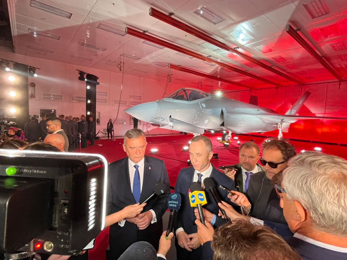 Zaprezentowano pierwszy myśliwiec piątej generacji dla Polski, F-35 Husarz