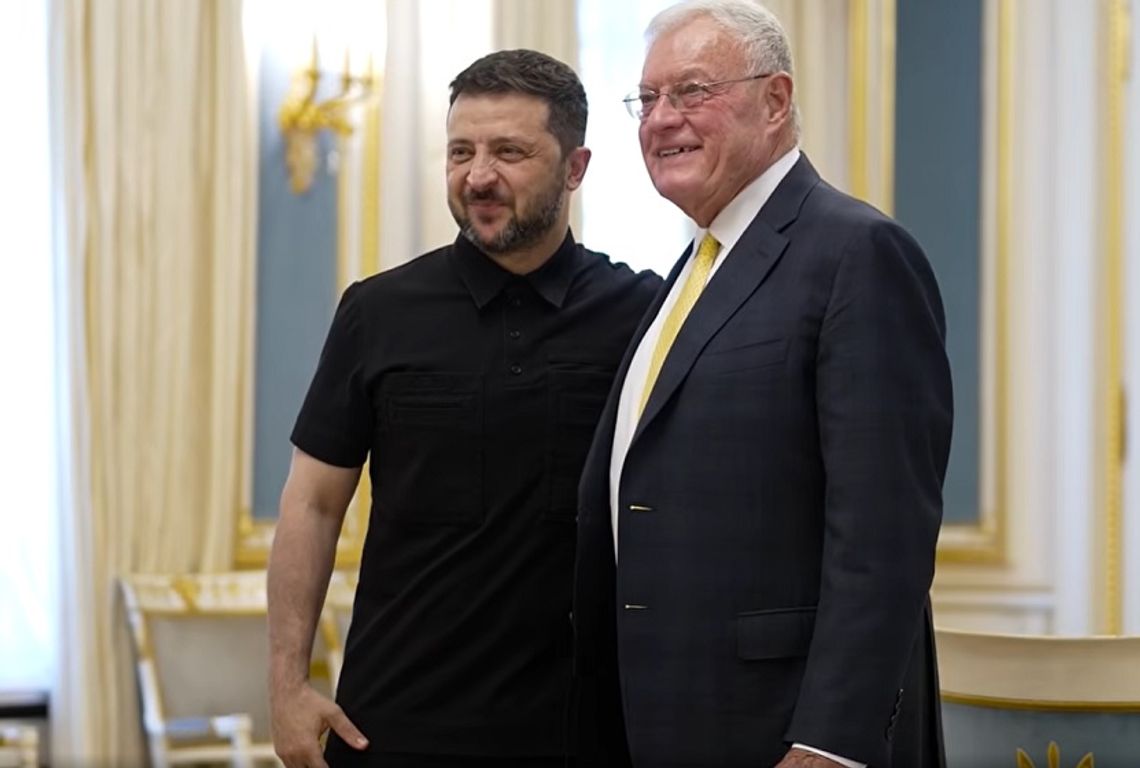 Zełenski i Kellogg rozmawiali w Kijowie o wzmocnieniu obrony powietrznej Ukrainy (WIDEO)