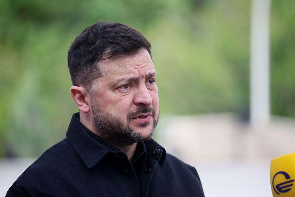 Zełenski ogłosił wstrzymanie ognia w wojnie z Rosją