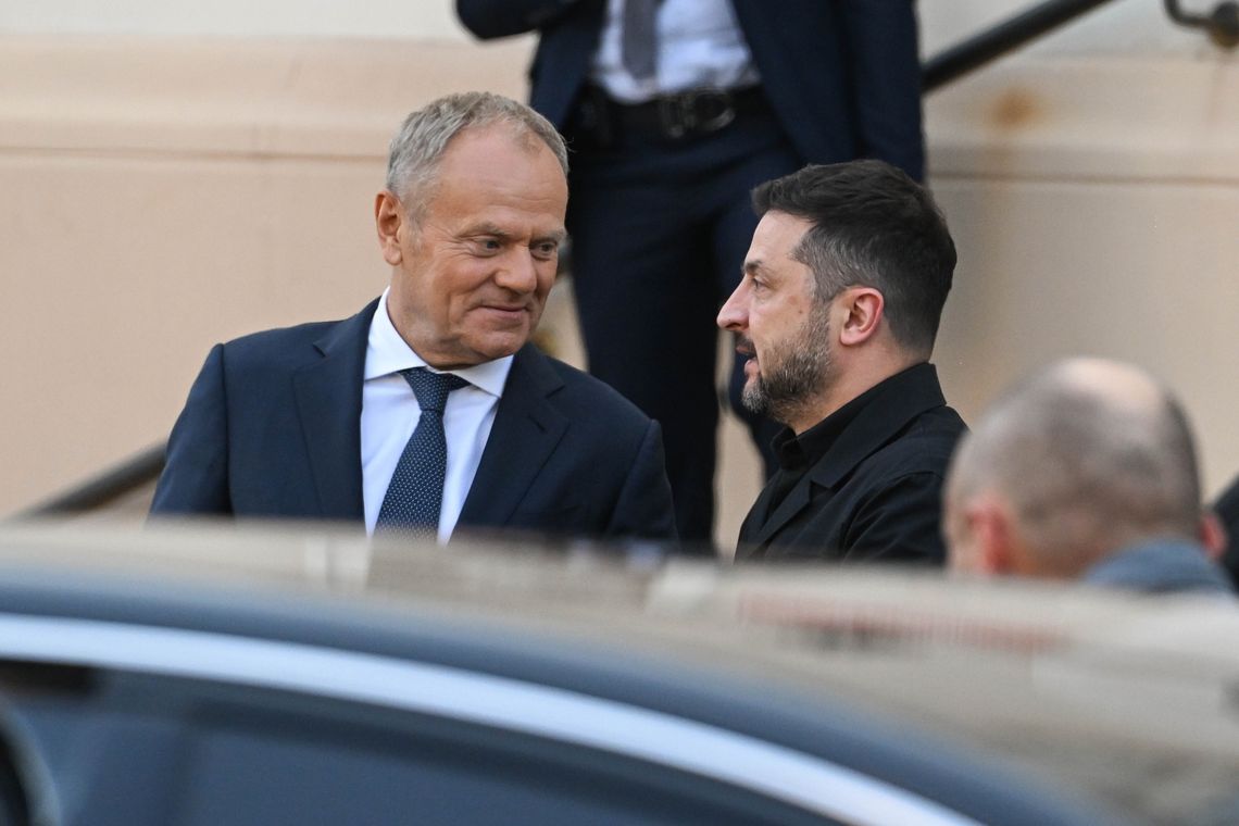 Zełenski po spotkaniu z Tuskiem: nasza współpraca wzmacnia Europę Zełenski po spotkaniu z Tuskiem: nasza współpraca wzmacnia Europę