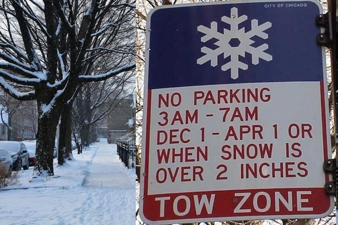 Zimowy zakaz parkowania w Chicago od poniedziałku Zimowy zakaz parkowania w Chicago od poniedziałku