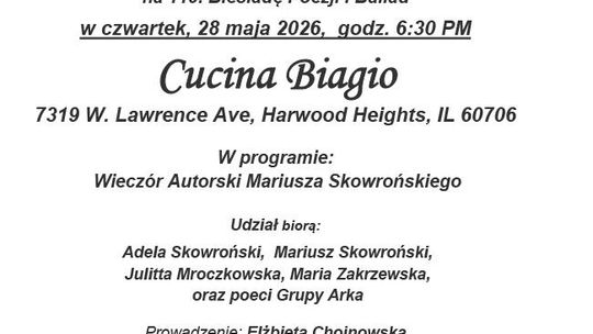 119. Biesiada Poezji i Ballad – wieczór autorski Mariusza Skowrońskiego