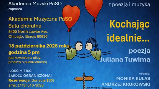20. Spotkanie z poezją i muzyką: „Kochając idealnie… Poezja Juliana Tuwima”