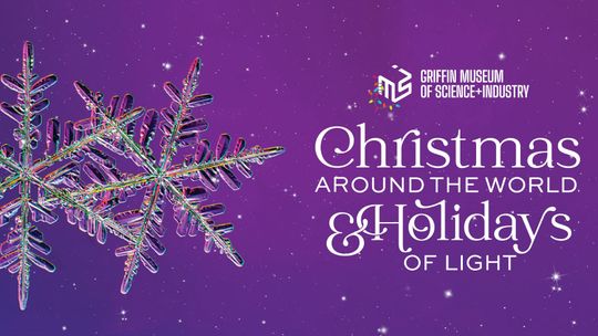 Boże Narodzenie na świecie i świąteczne światła w Griffin Museum of Science and Industry Boże Narodzenie na świecie i świąteczne światła w Griffin Museum of Science and Industry