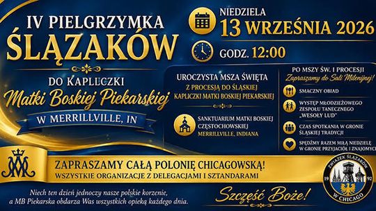 IV Pielgrzymka Ślązaków do śląskiej kapliczki Matki Boskiej Piekarskiej w Merrillville