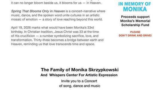 Koncert „Wiosna, która rozkwita tylko w Niebie”