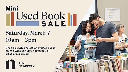 Mini wyprzedaż używanych książek w The Newberry Library