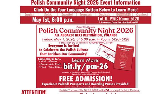 Polski Festiwal 2026 w Stevenson High School