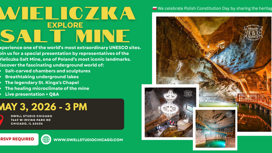 Poznaj Kopalnię Soli „Wieliczka” w Dwell Studio Chicago