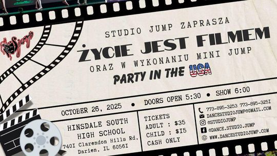 Studio Jump zaprasza: „Życie jest filmem” i „Party in the USA”
