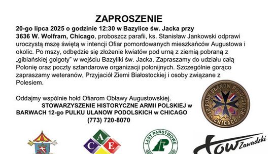 Upamiętnienie 80. rocznicy Obławy Augustowskiej