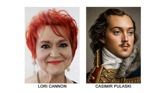 Uroczyste odsłonięcie pamiątkowych tablic  Lori Cannon i Kazimierza Pułaskiego