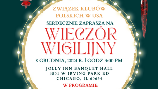 Wieczór wigilijny Związku Klubów Polskich