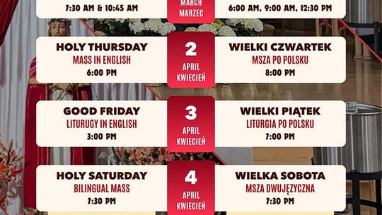 Wielki Tydzień i Wielkanoc w Bazylice św. Jacka Wielki Tydzień i Wielkanoc w Bazylice św. Jacka