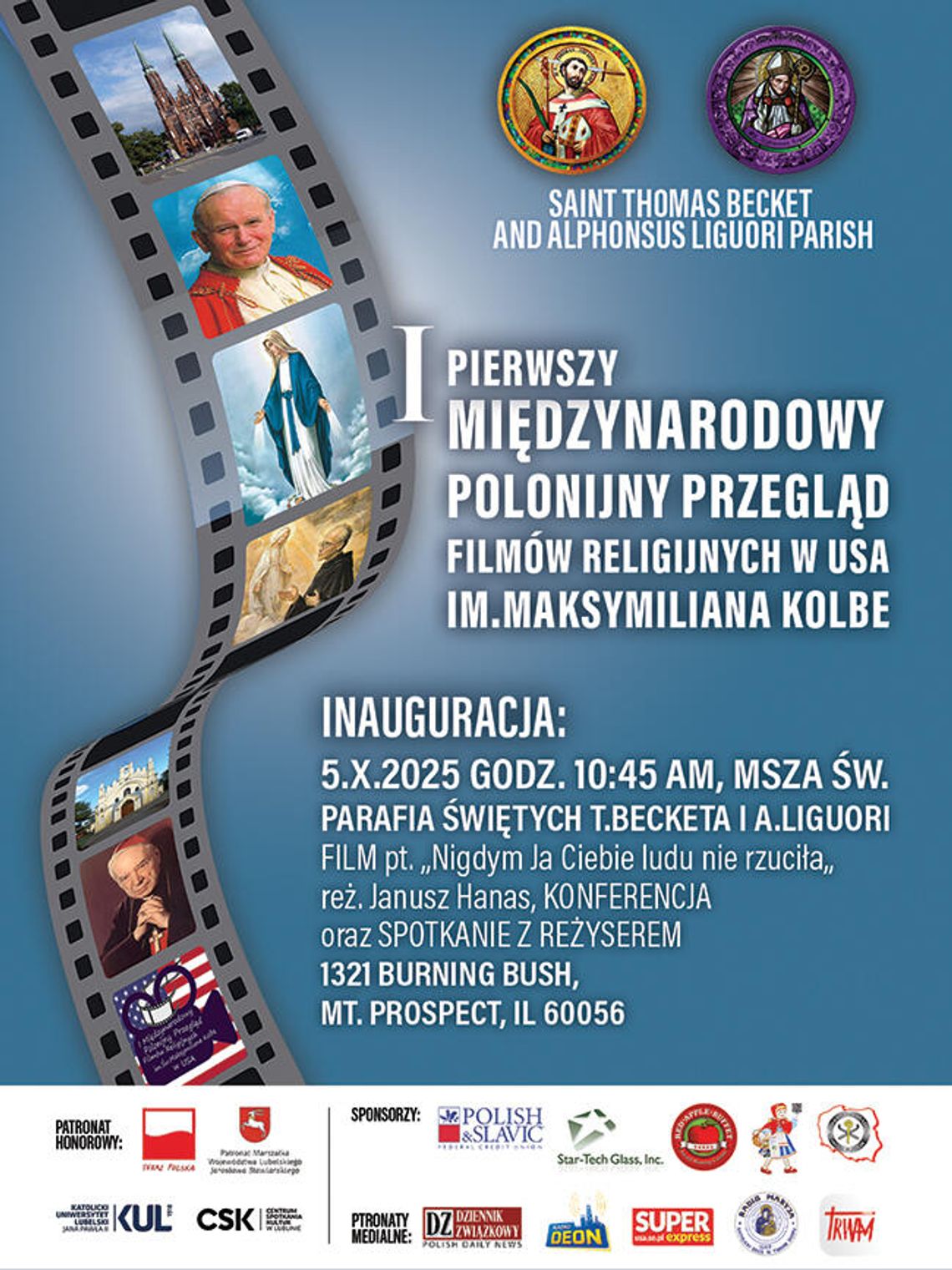 1. Międzynarodowy Polonijny Przegląd Filmów Religijnych w USA im. Maksymiliana Kolbe