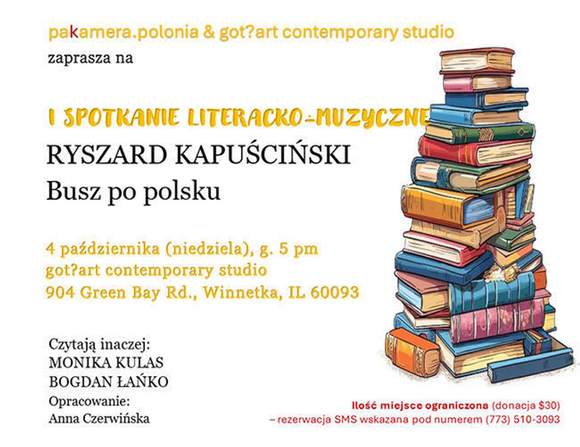 1. Spotkanie literacko-muzyczne: 1. Spotkanie literacko-muzyczne:
