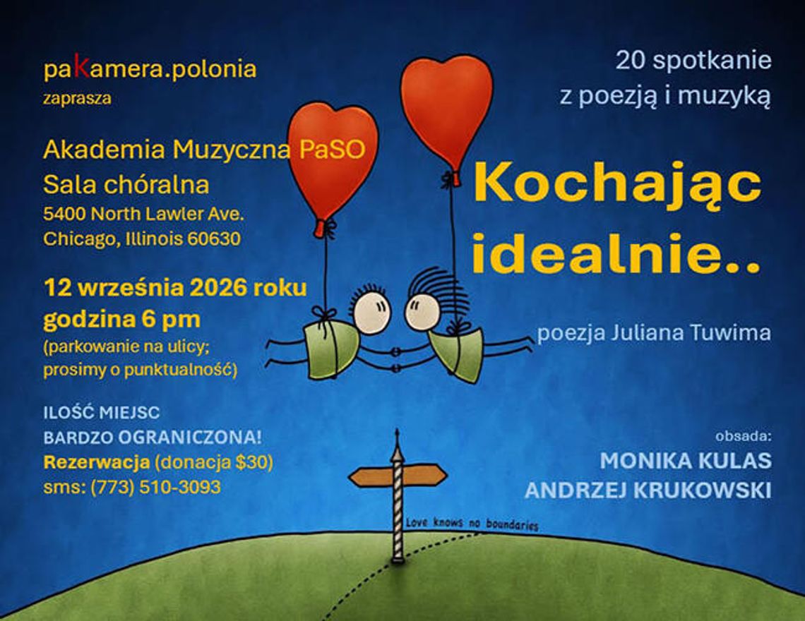 20. Spotkanie z poezją i muzyką „Kochając idealnie…” 20. Spotkanie z poezją i muzyką „Kochając idealnie…”