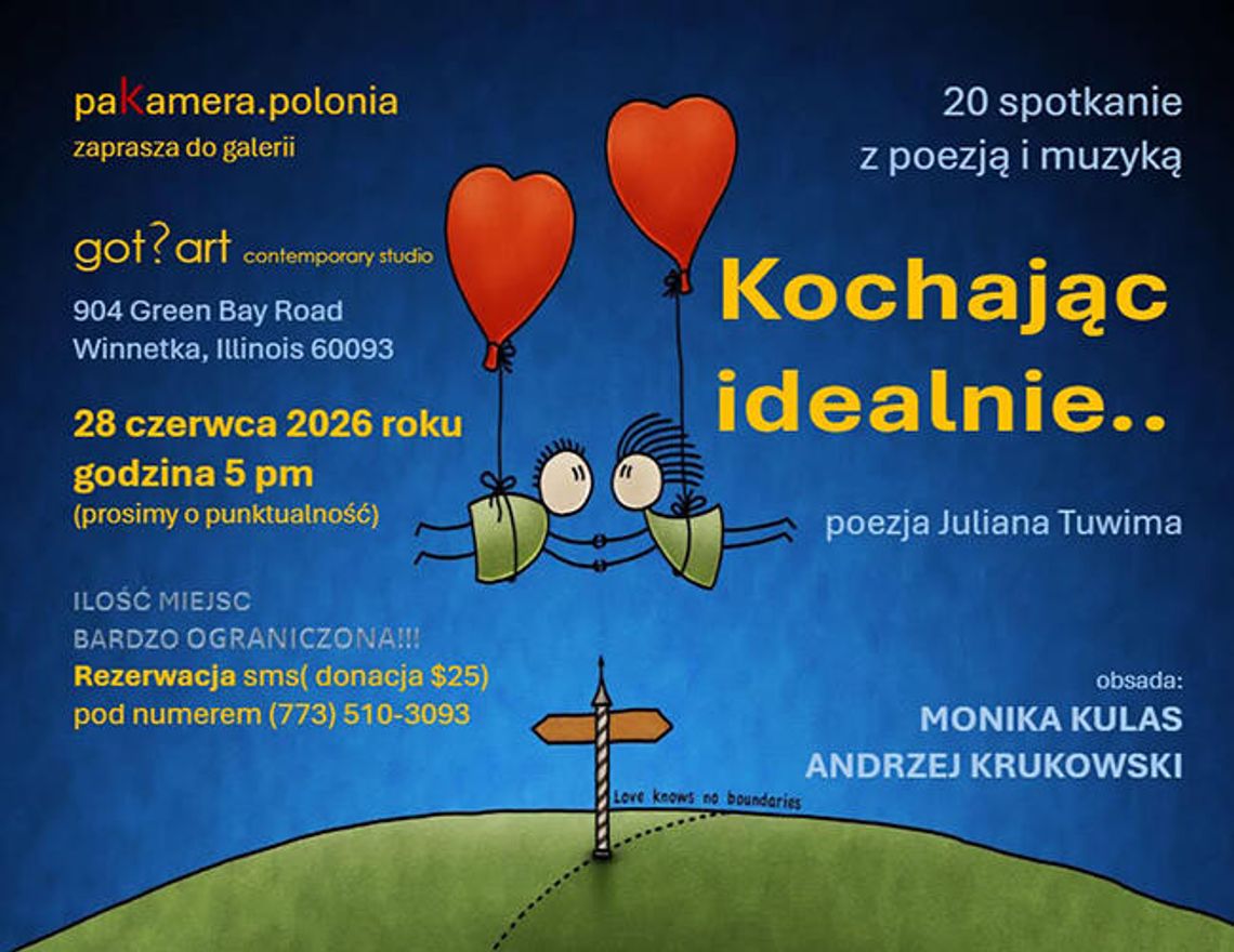 20. Spotkanie z poezją i muzyką „Kochając idealnie..” – poezja Juliana Tuwima 20. Spotkanie z poezją i muzyką „Kochając idealnie..” – poezja Juliana Tuwima