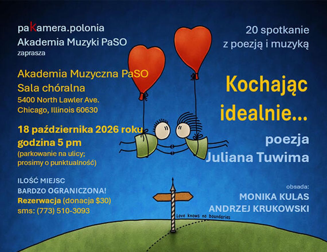 20. Spotkanie z poezją i muzyką: „Kochając idealnie… Poezja Juliana Tuwima” 20. Spotkanie z poezją i muzyką: „Kochając idealnie… Poezja Juliana Tuwima”