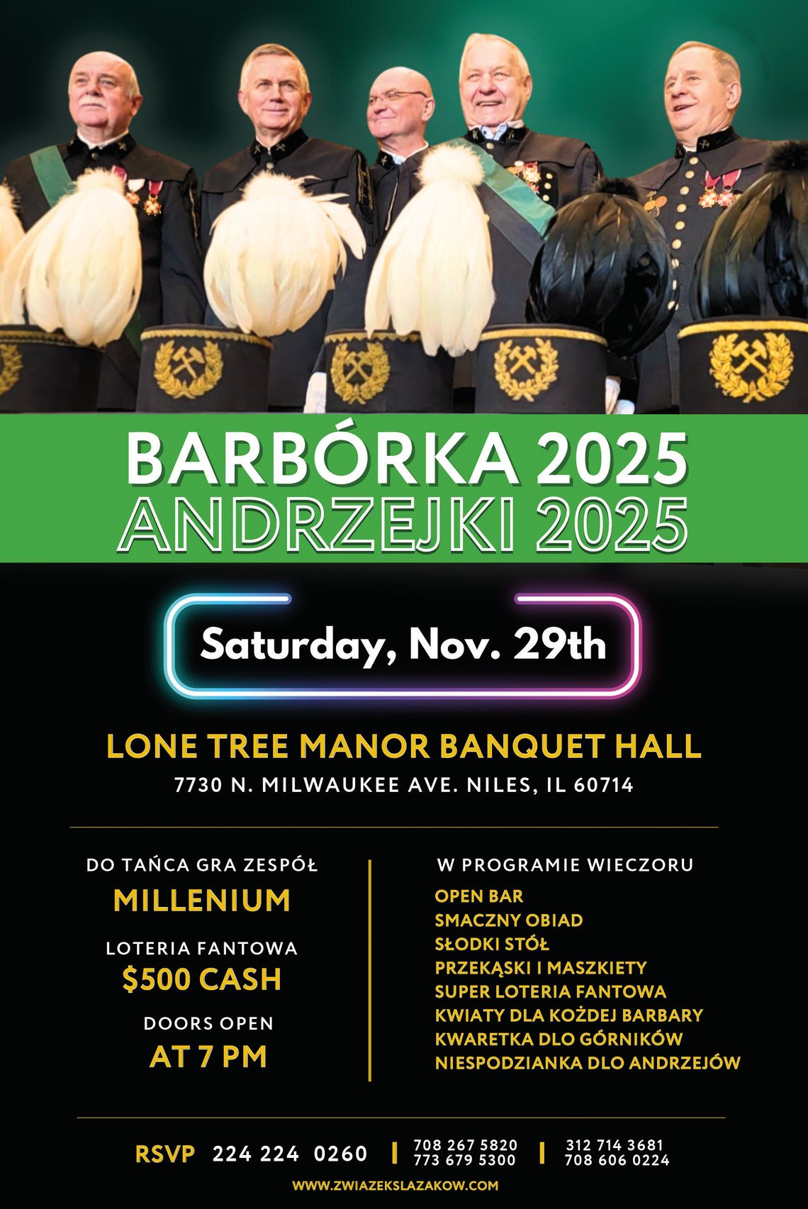 Barbórka i Andrzejki ze Związkiem Ślązaków w Chicago Barbórka i Andrzejki ze Związkiem Ślązaków w Chicago