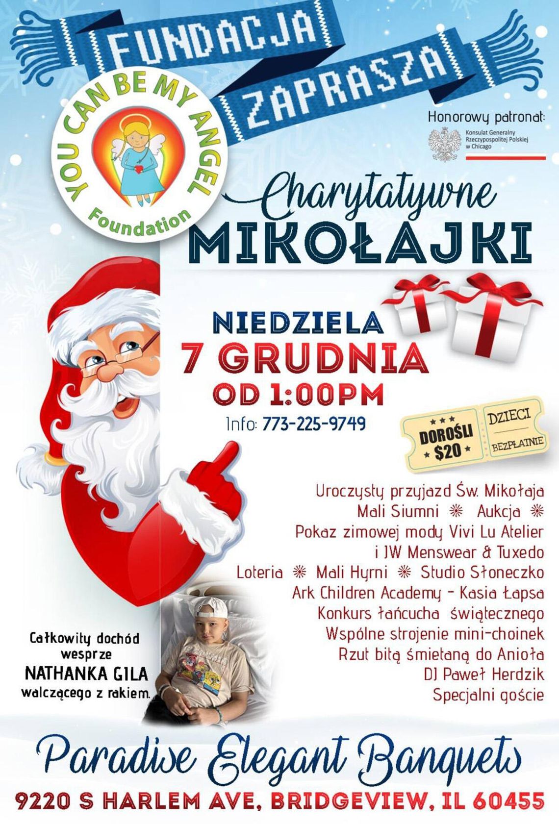 Charytatywne Mikołajki z Fundacją You Can Be My Angel Charytatywne Mikołajki z Fundacją You Can Be My Angel